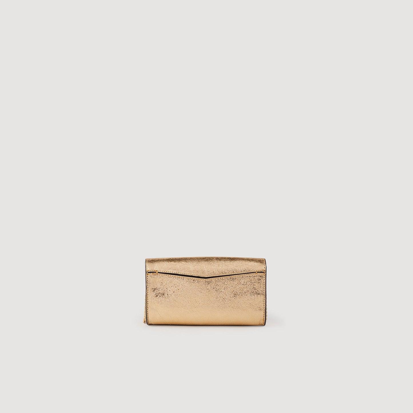 Yzapocket Gold Gold Leather Clutch Bag Gold