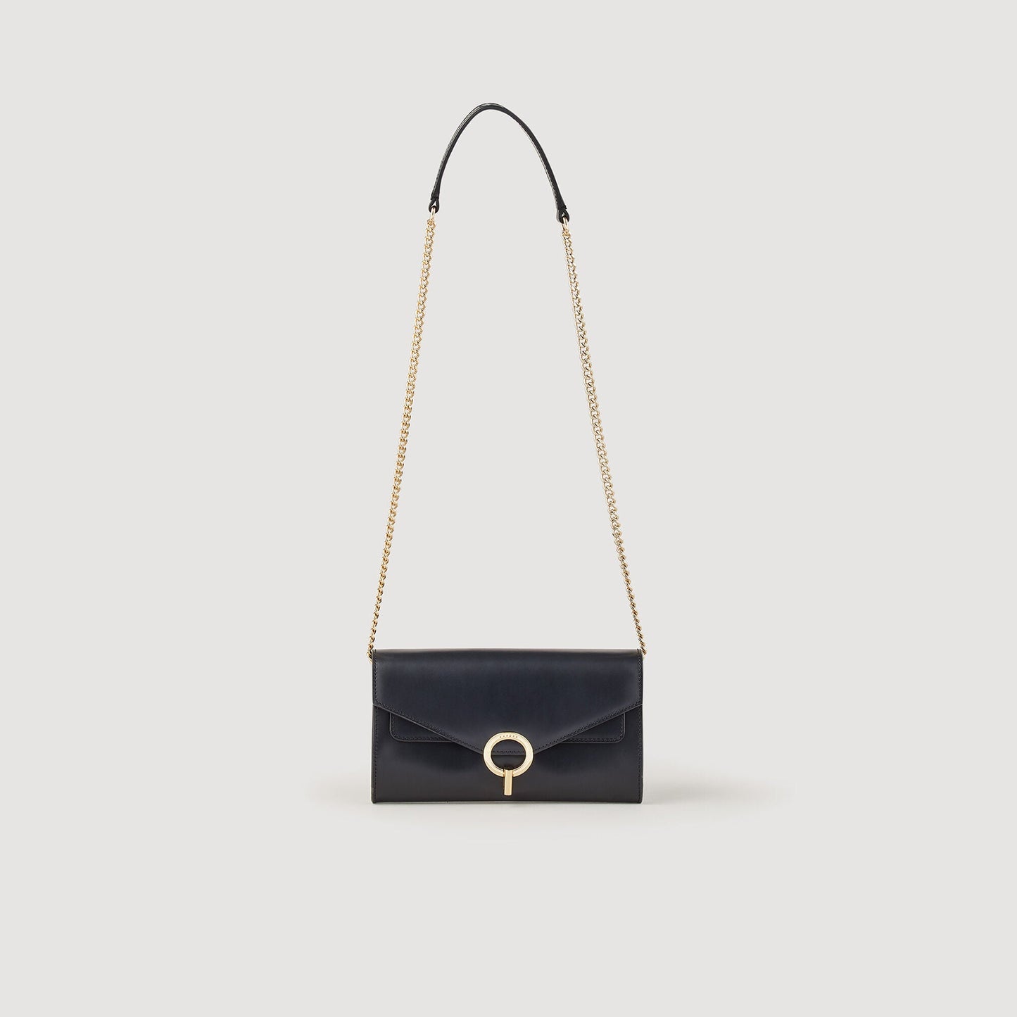 Yza Pocket Clutch Bag Black