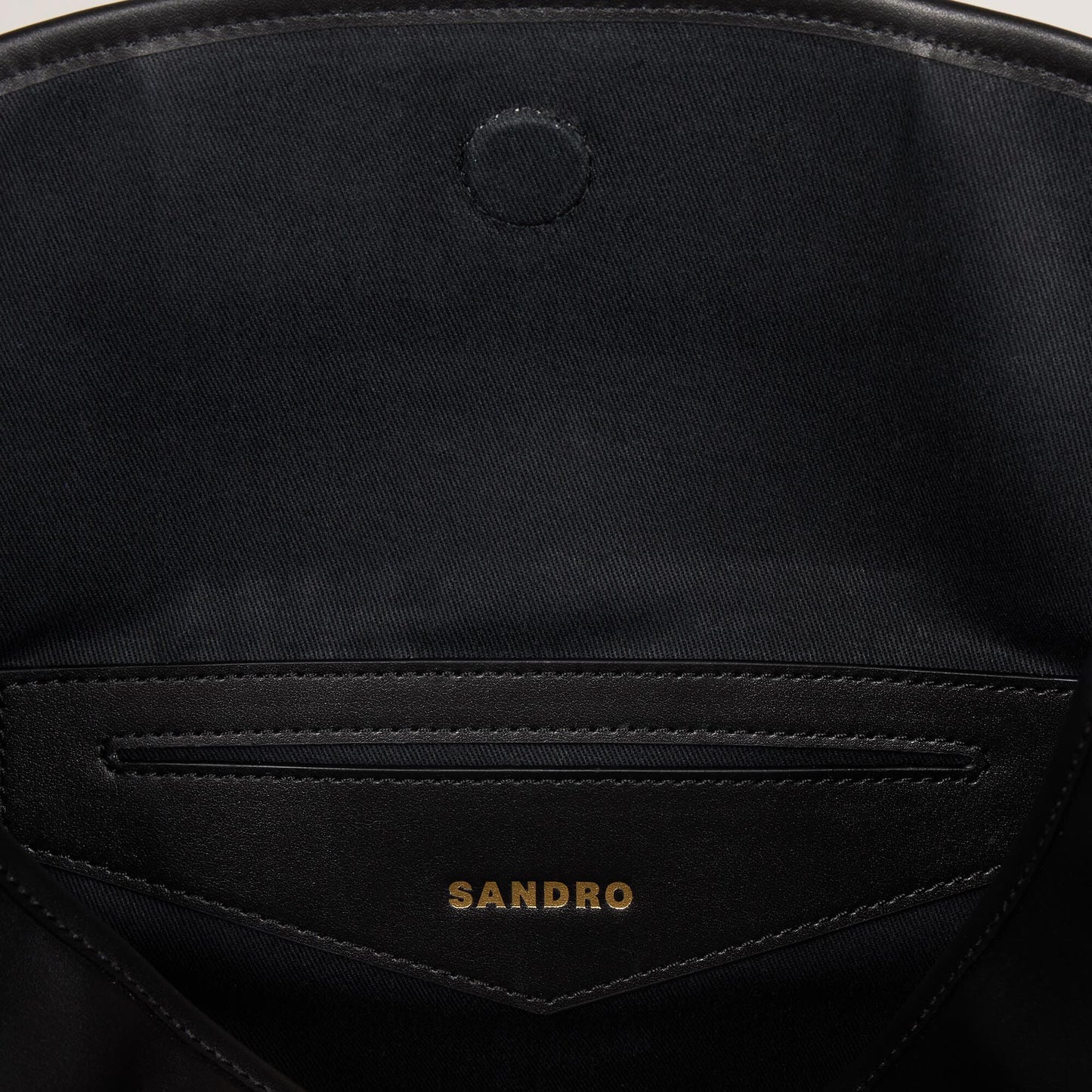 Leather Bucket Bag Tangoso Black