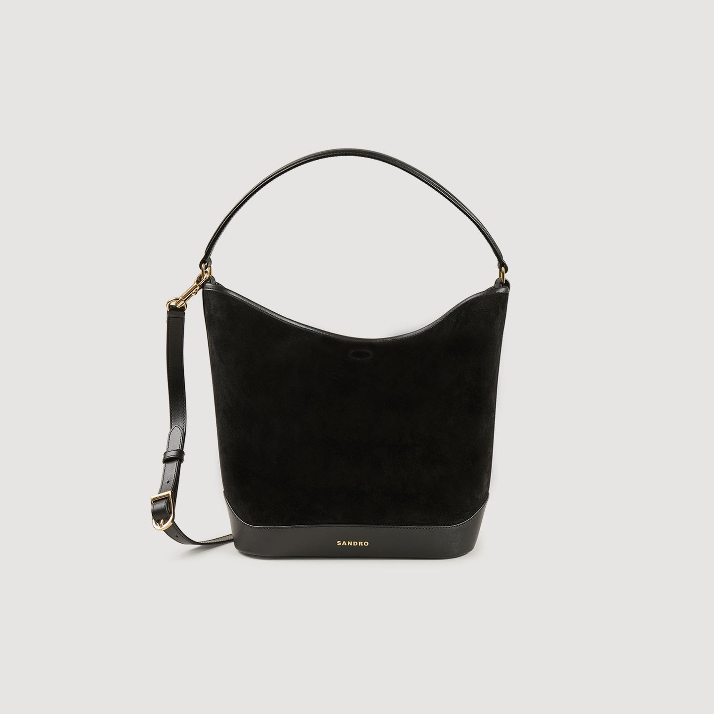 Tangoso Soft Suede Shopping Bag Black