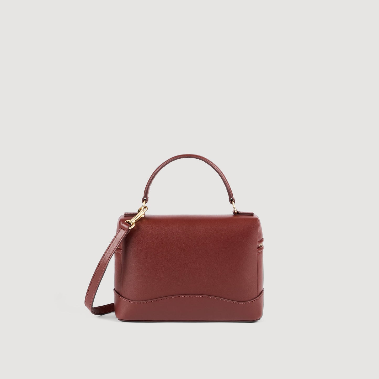 Tangolino Tangolino Plain Leather Bag BROWN