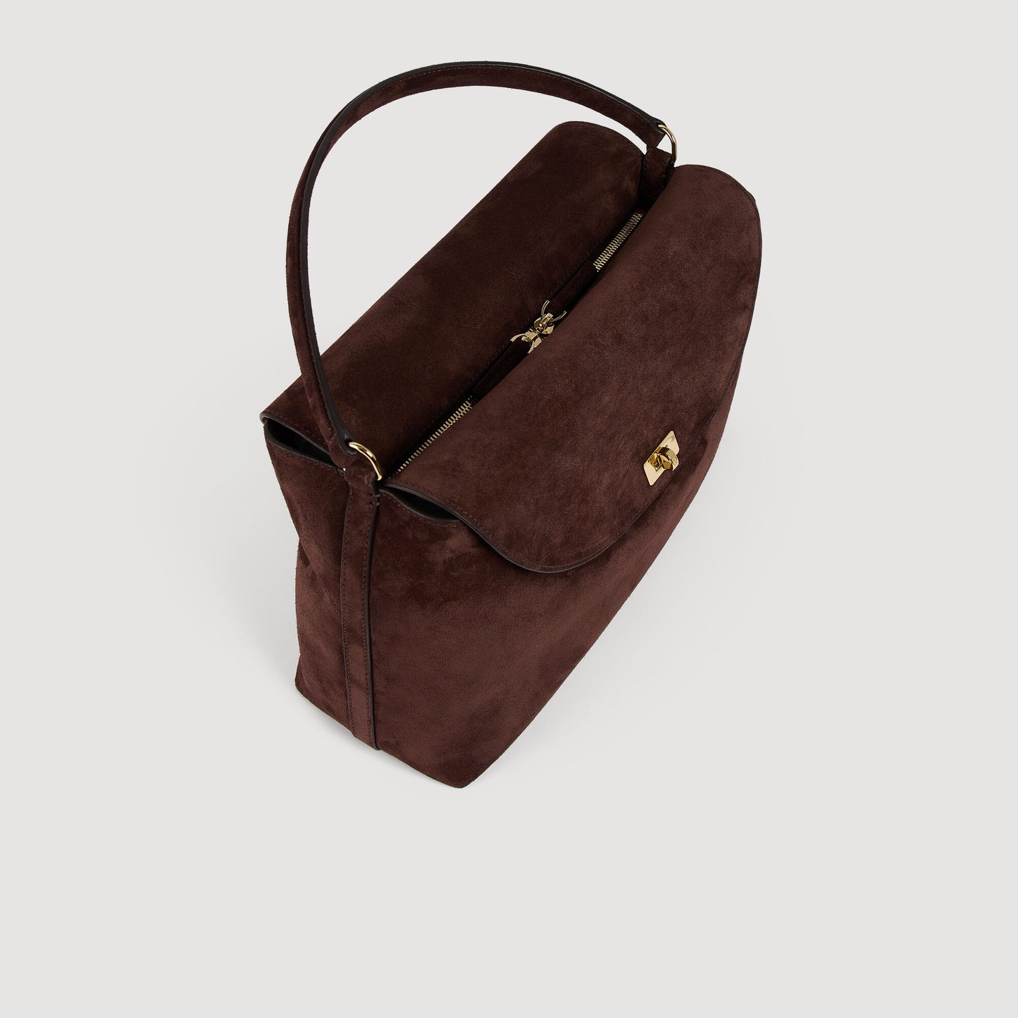 Le Grand Bazaar Le Grand Bazaar Suede Bag Brown