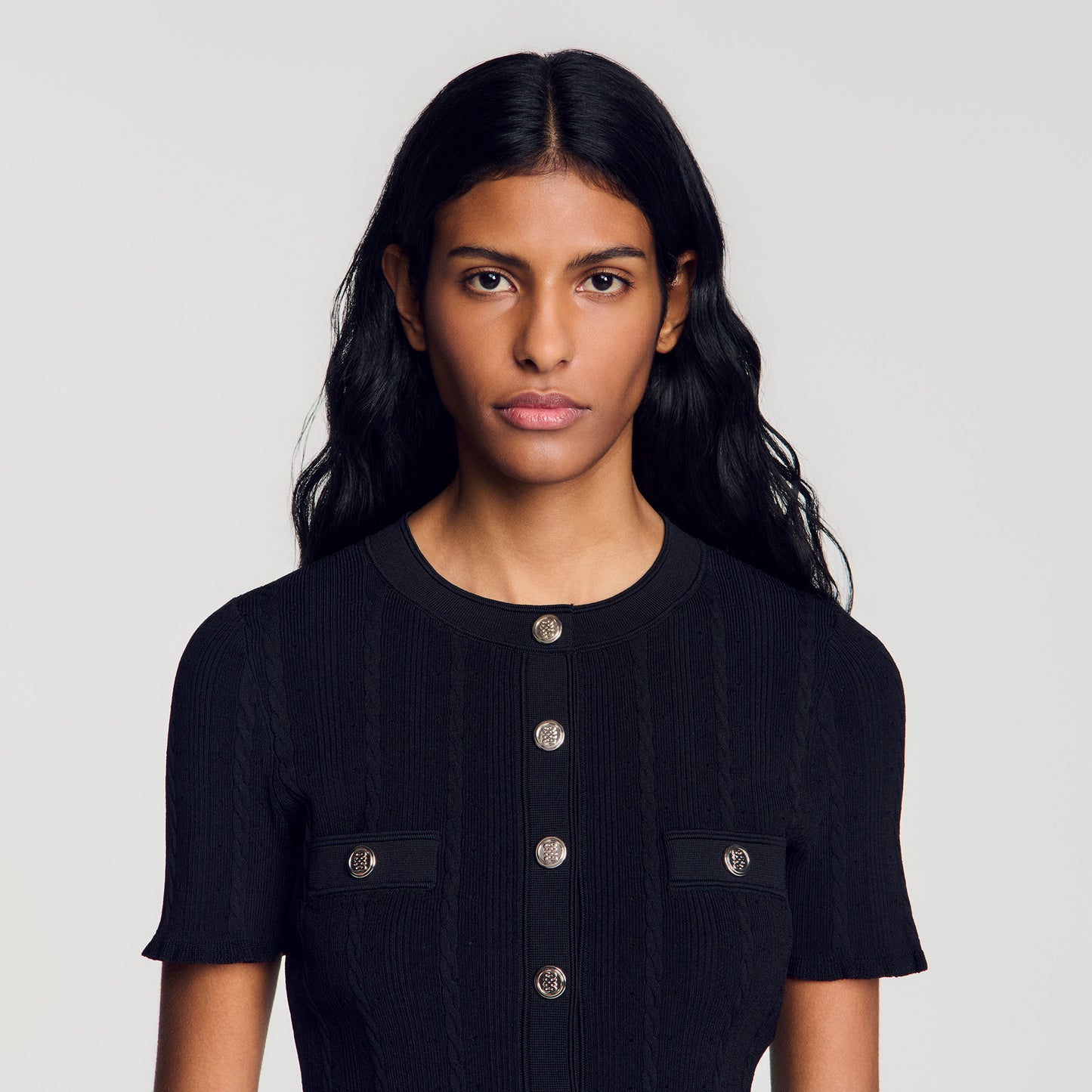 Nice Knit Cardigan Black