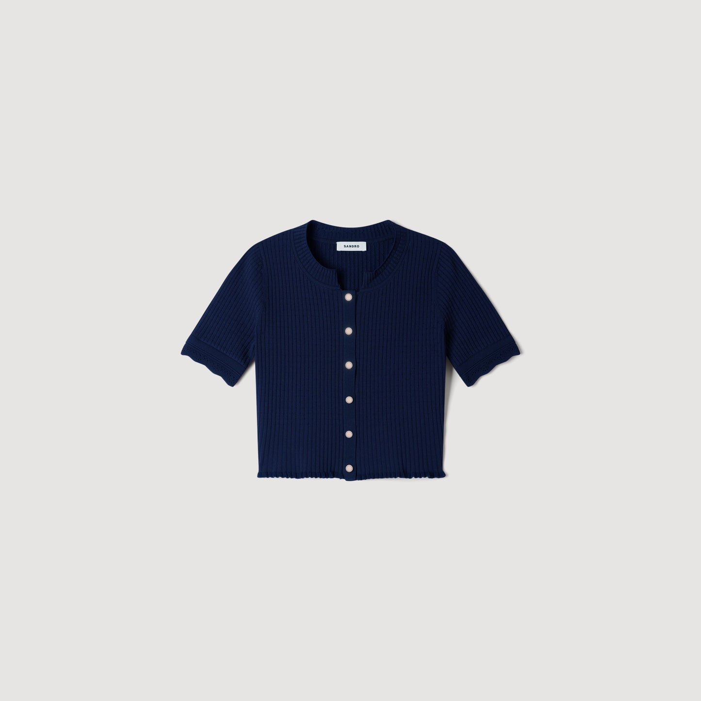 Heddy Knit Cardigan Navy Blue