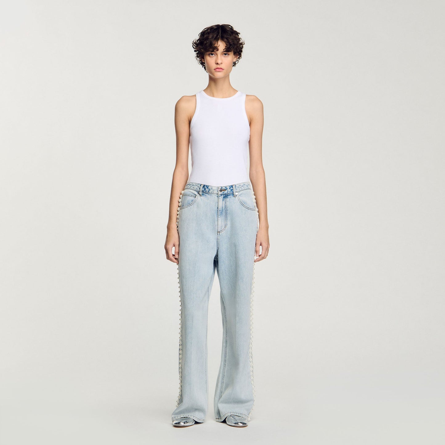 Beaded Jeans Light Bu Jean