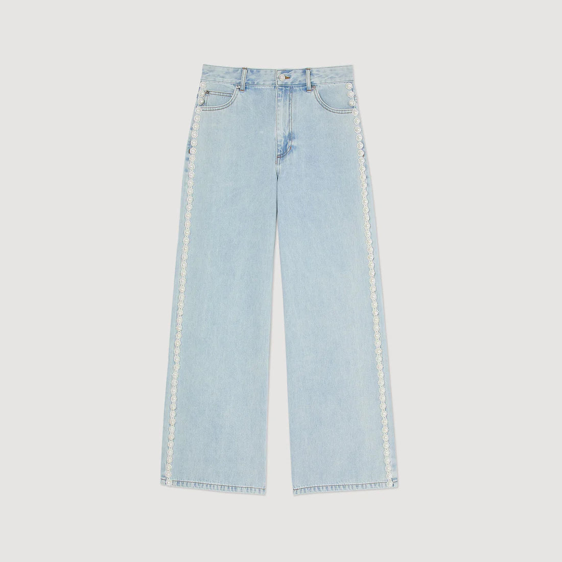 Malcolm Beaded Jeans Light Bu Jean