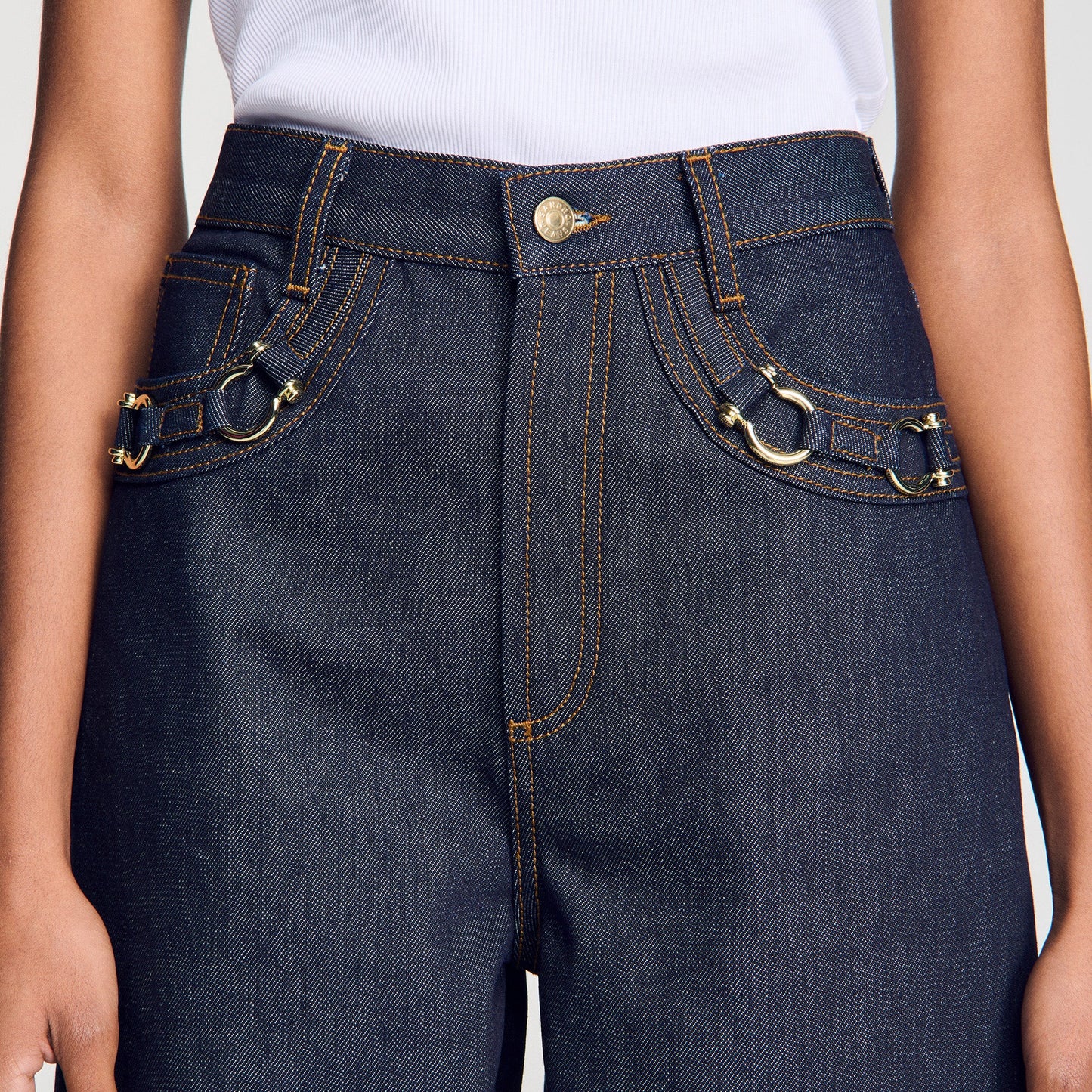 Kaja Balloon Jeans Blue Jean