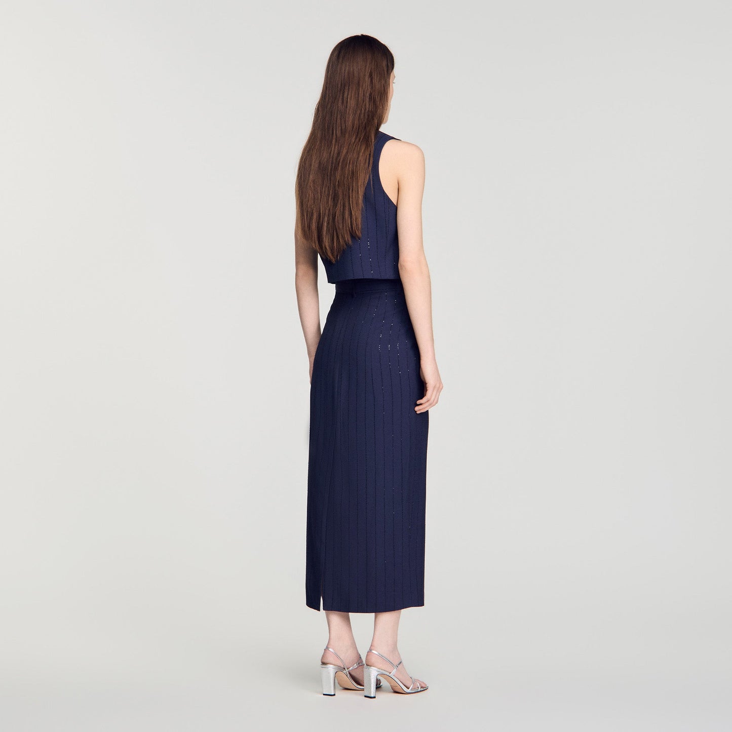 Varenne Knit Skirt Dark Navy