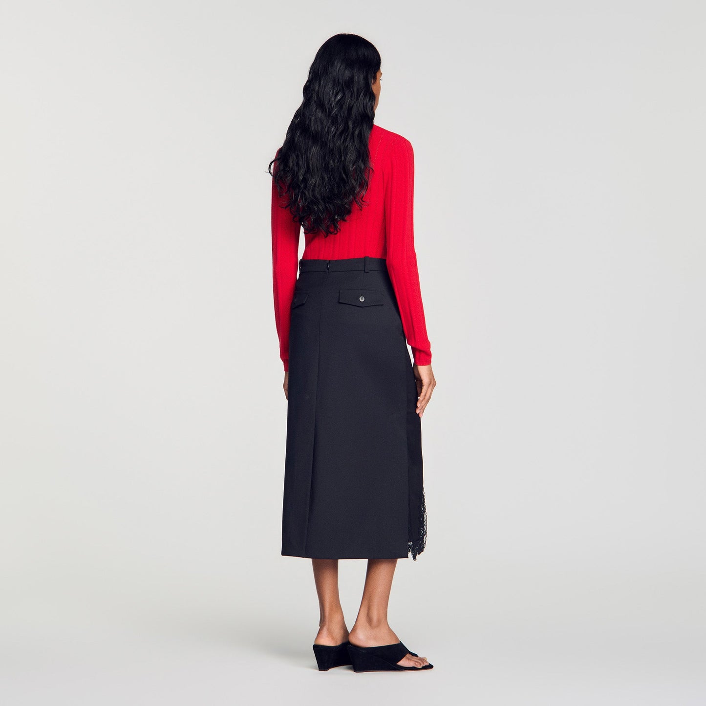 Enja Knit Skirt Black