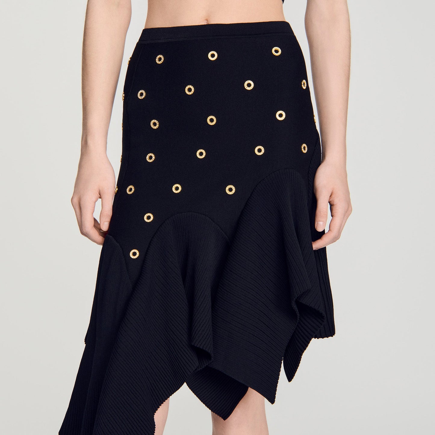 Bellasina Knit Skirt Black