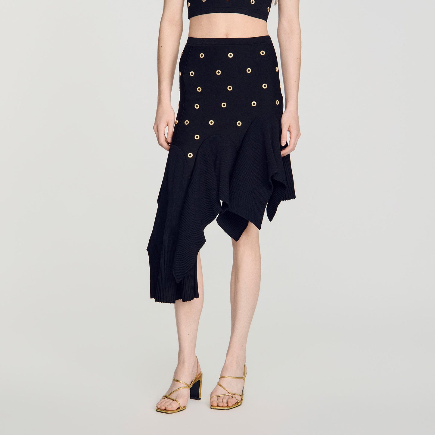 Bellasina Knit Skirt Black