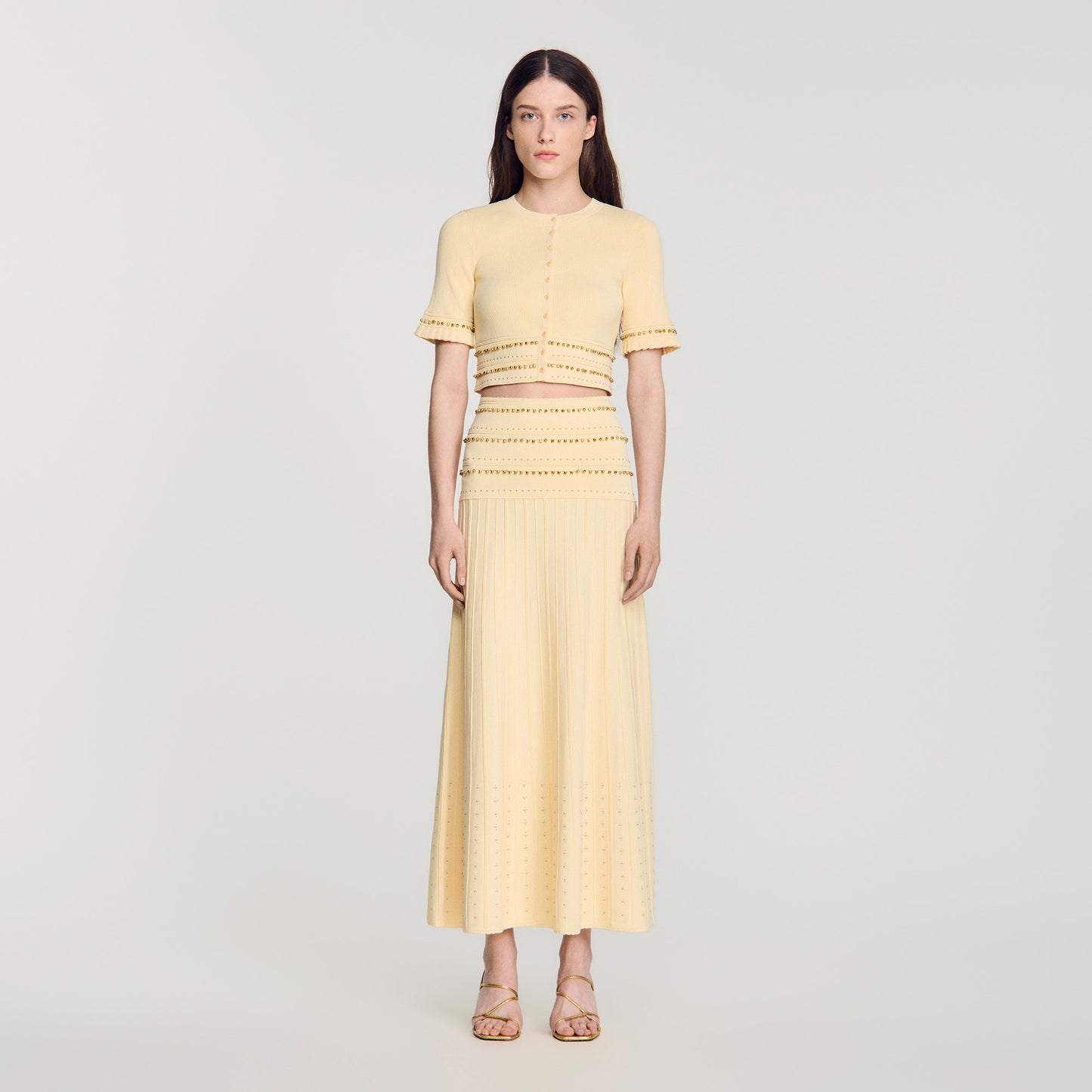 Lorianne Long tassel skirt Vanilla