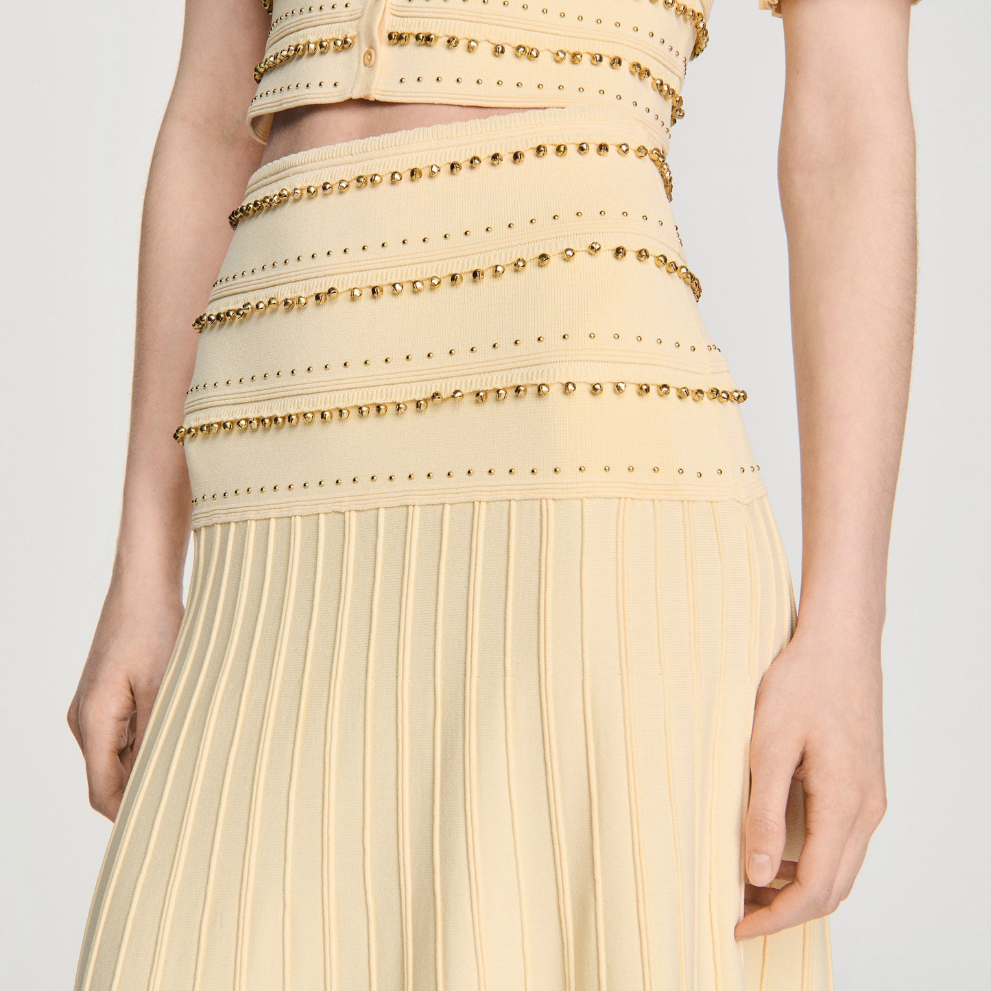 Lorianne Long tassel skirt Vanilla