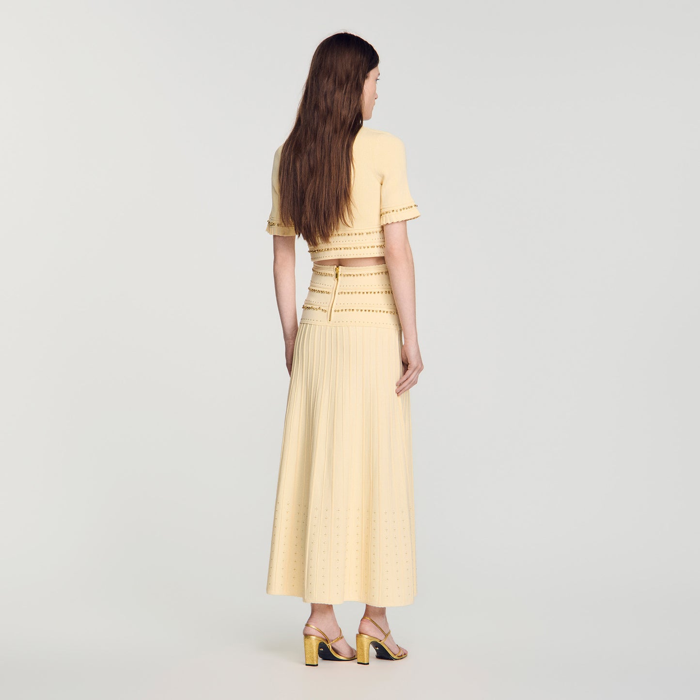 Lorianne Long tassel skirt Vanilla