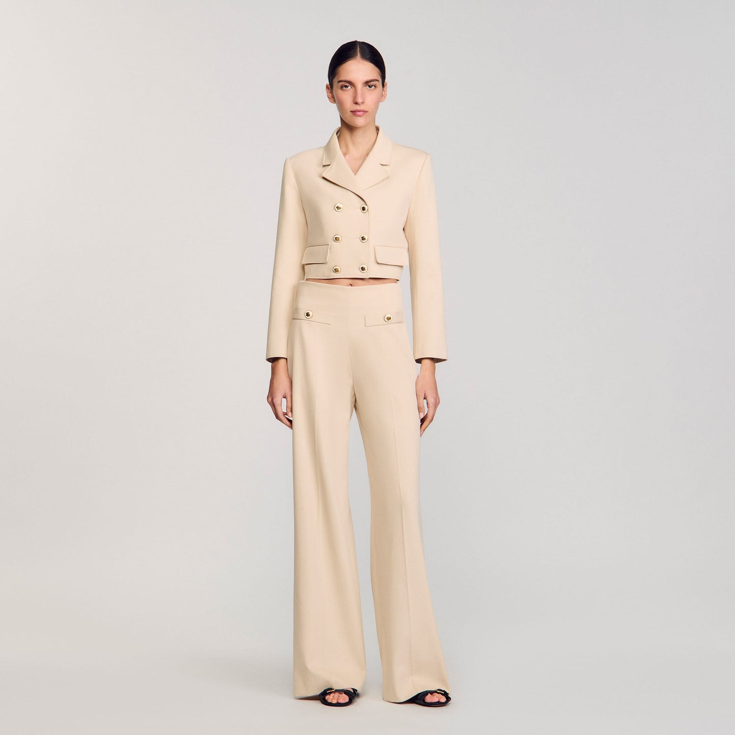 Suit Trousers Sand
