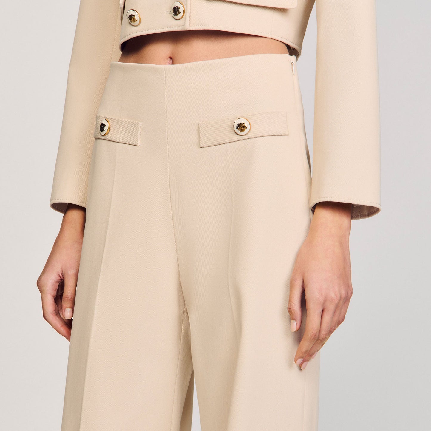 Suit Trousers Sand
