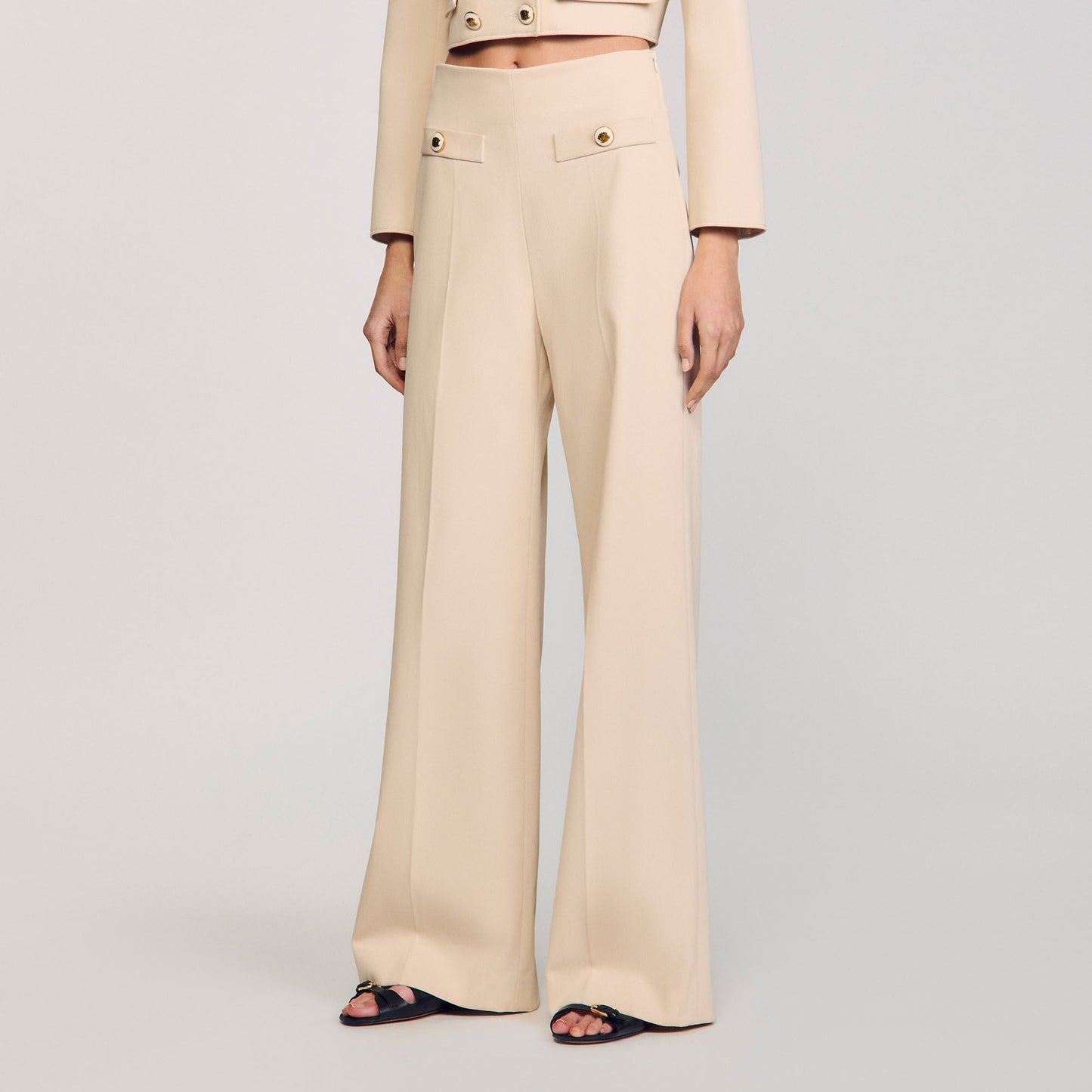 Suit Trousers Sand