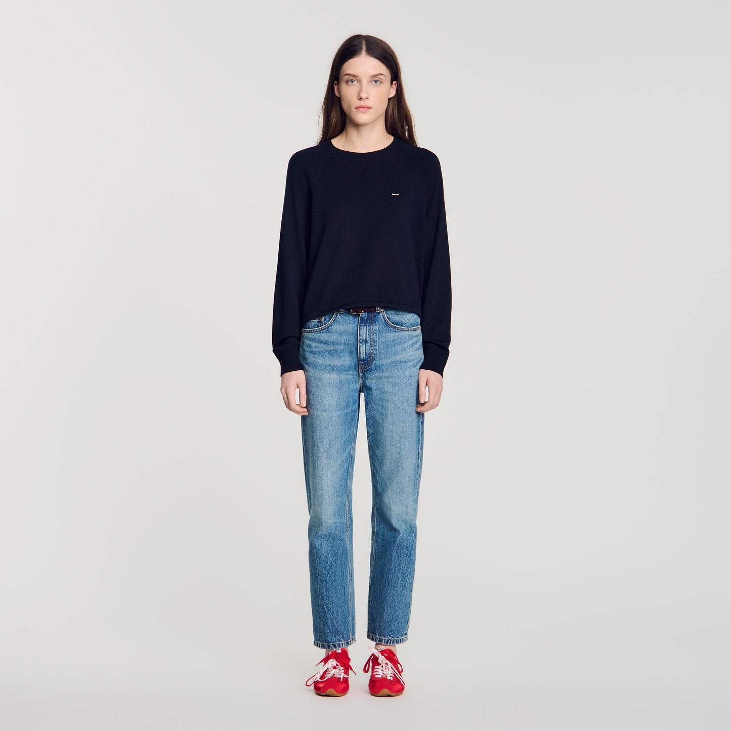 Mika Knit Jumper Navy Blue
