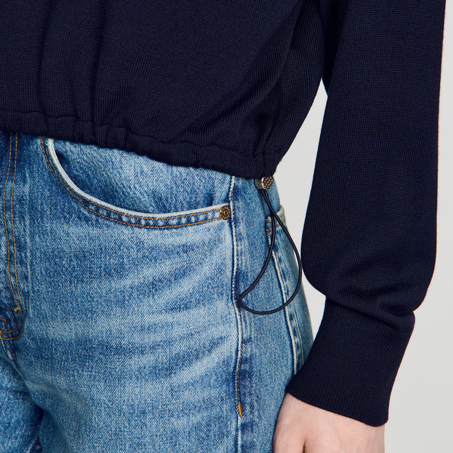 Mika Knit Jumper Navy Blue