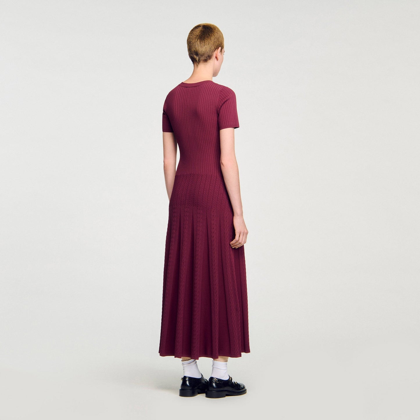 Milla Knit Maxi Dress Bordeaux