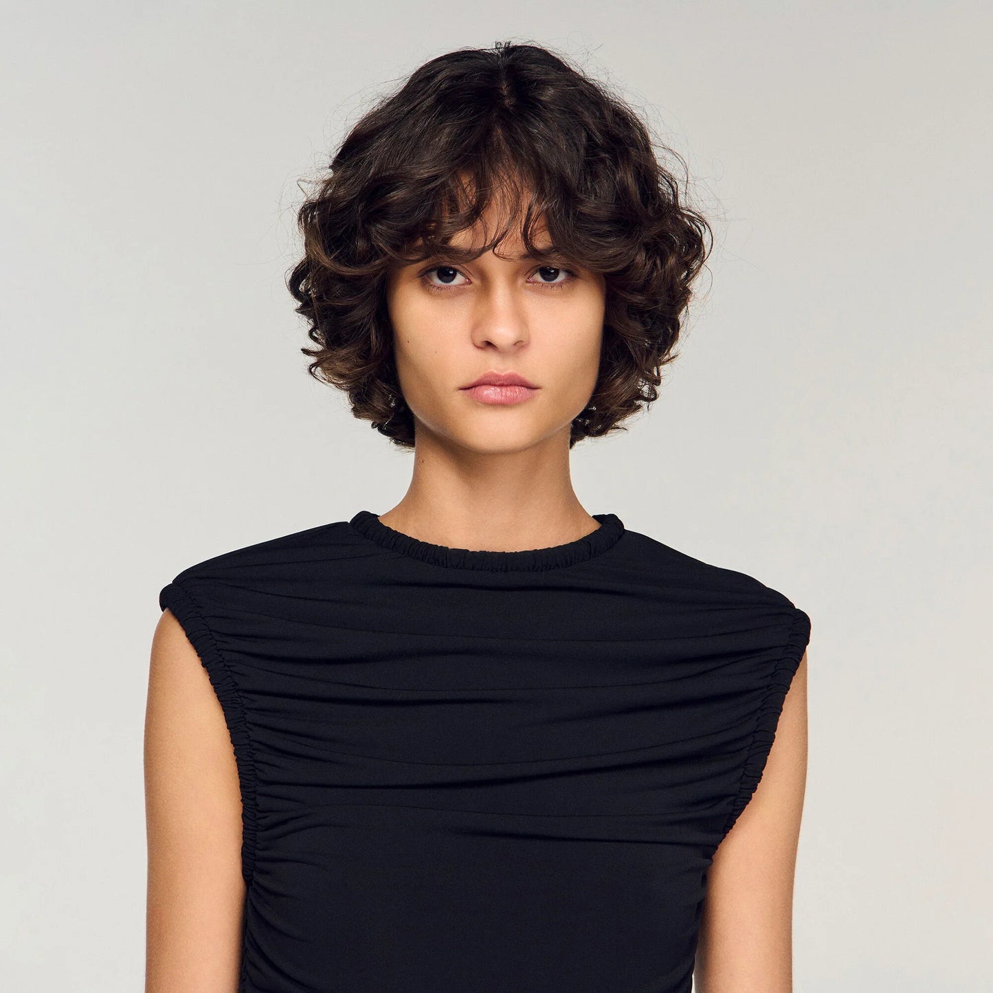 Azalea Draped Maxi Dress Black