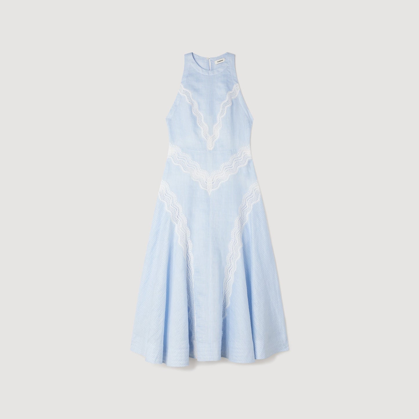 Nathalie Maxi Dress With Lace Details CIEL / BLANC