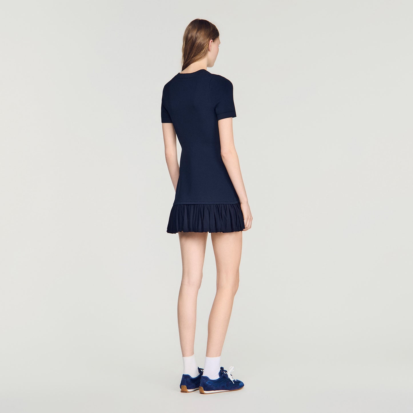 Keira Structured Dress Midnight Blue