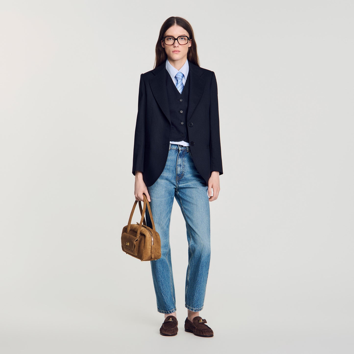 Arancella Suit Jacket Navy Blue