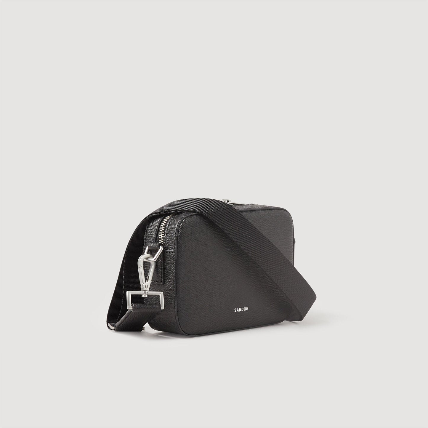 Small synthetic leather bag Chocolate