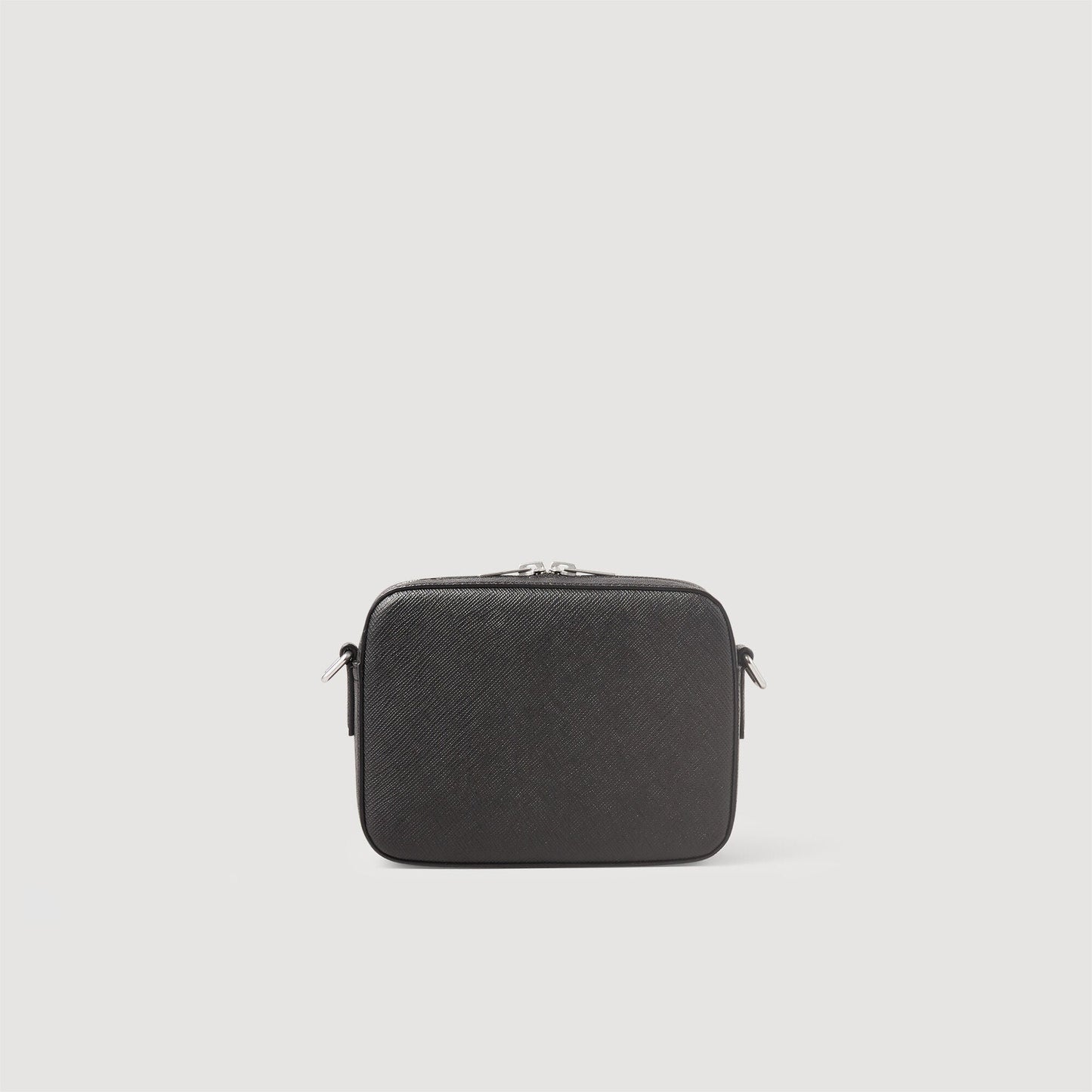 Small synthetic leather bag Chocolate