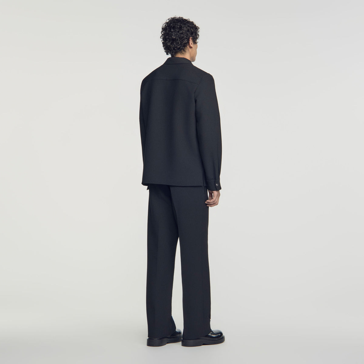 Joker Zip Shirt Zipped Shirt Black