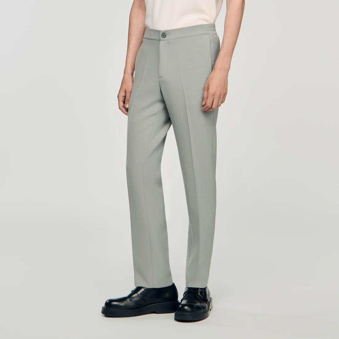 Jersey Trousers Steel