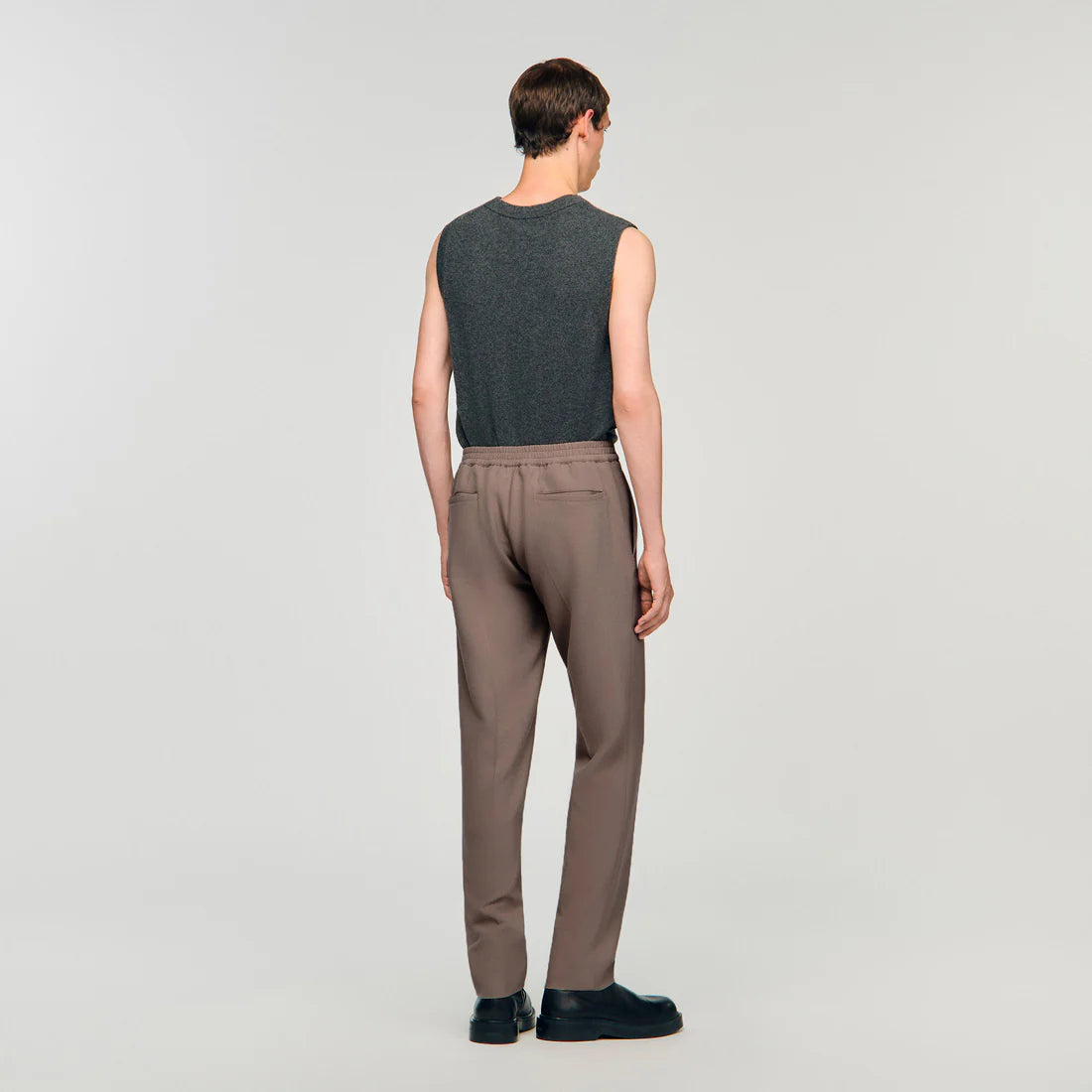 Jersey Trousers Light Taupe