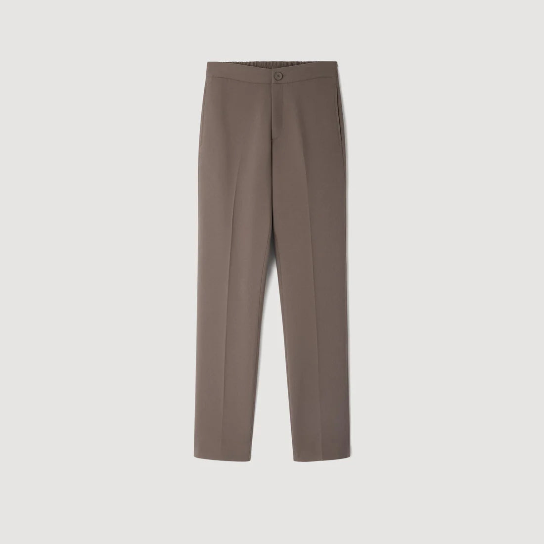 Jersey Trousers Light Taupe