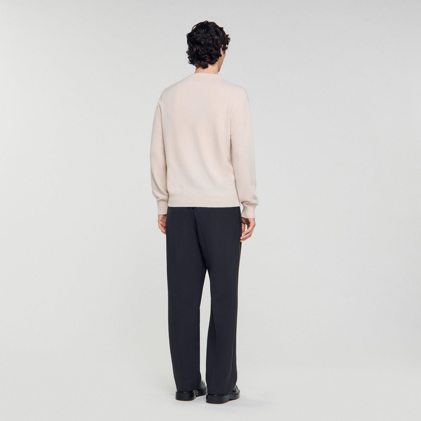 Crewneck Cashmere Cashmere Sweater Off White
