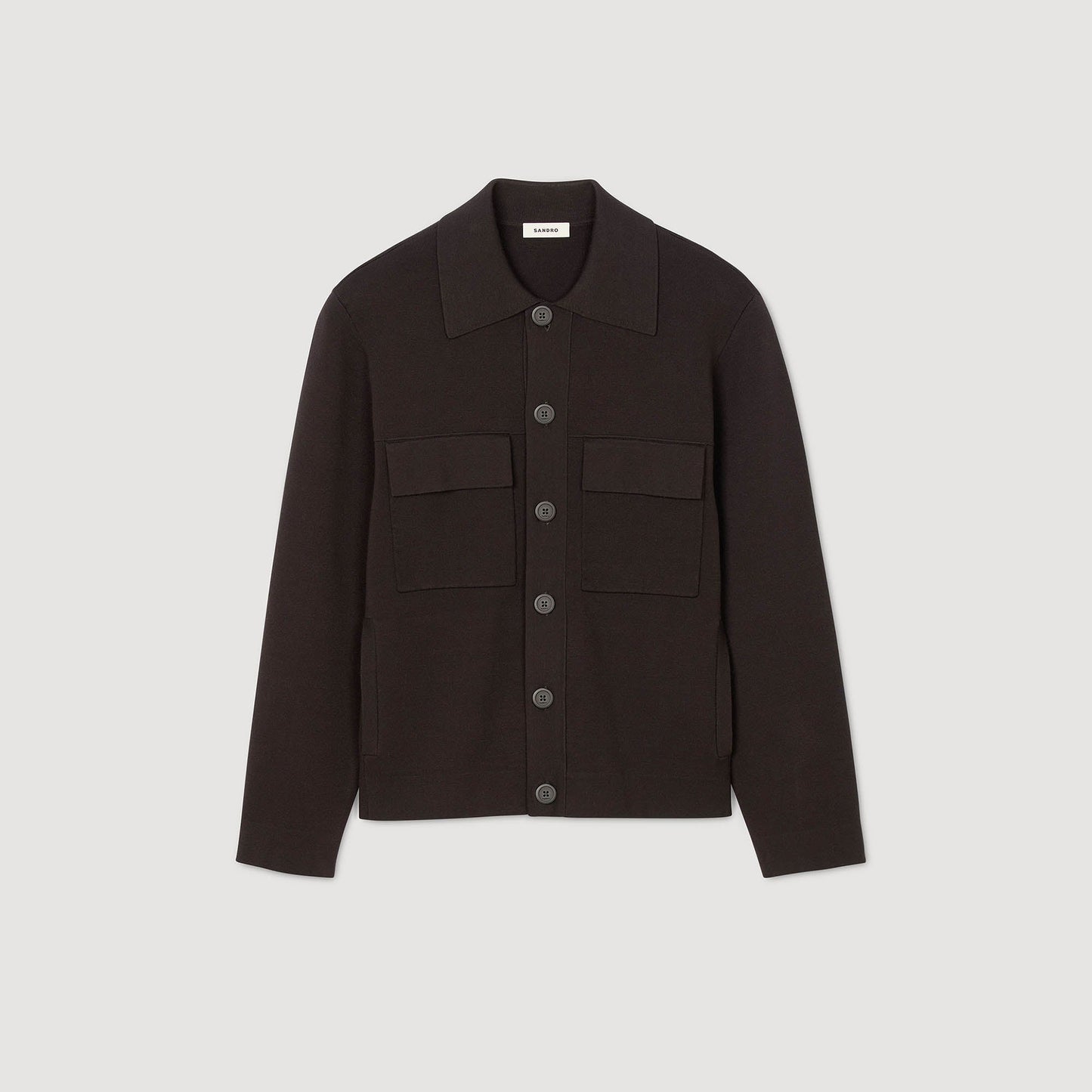 Home Cardigan Knit Jacket Chocolate