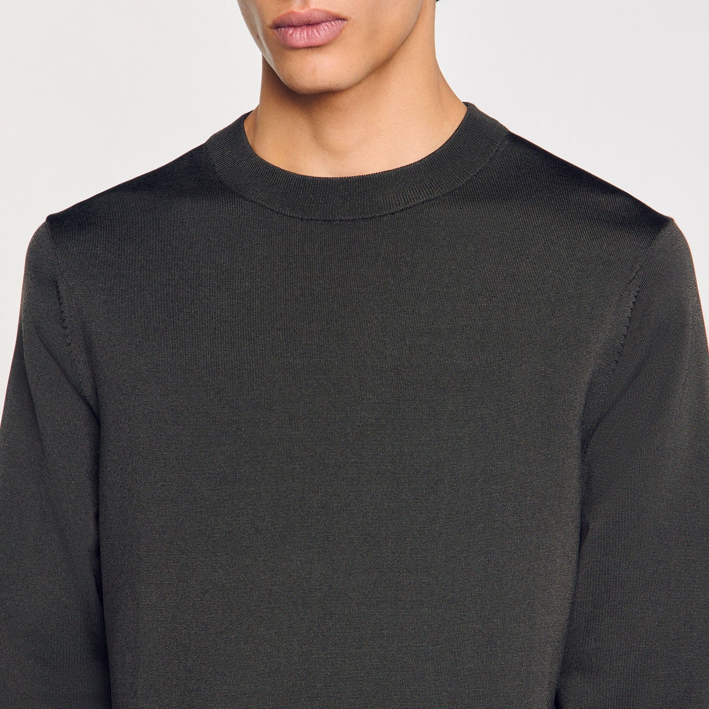 Fine Knit Jumper Black