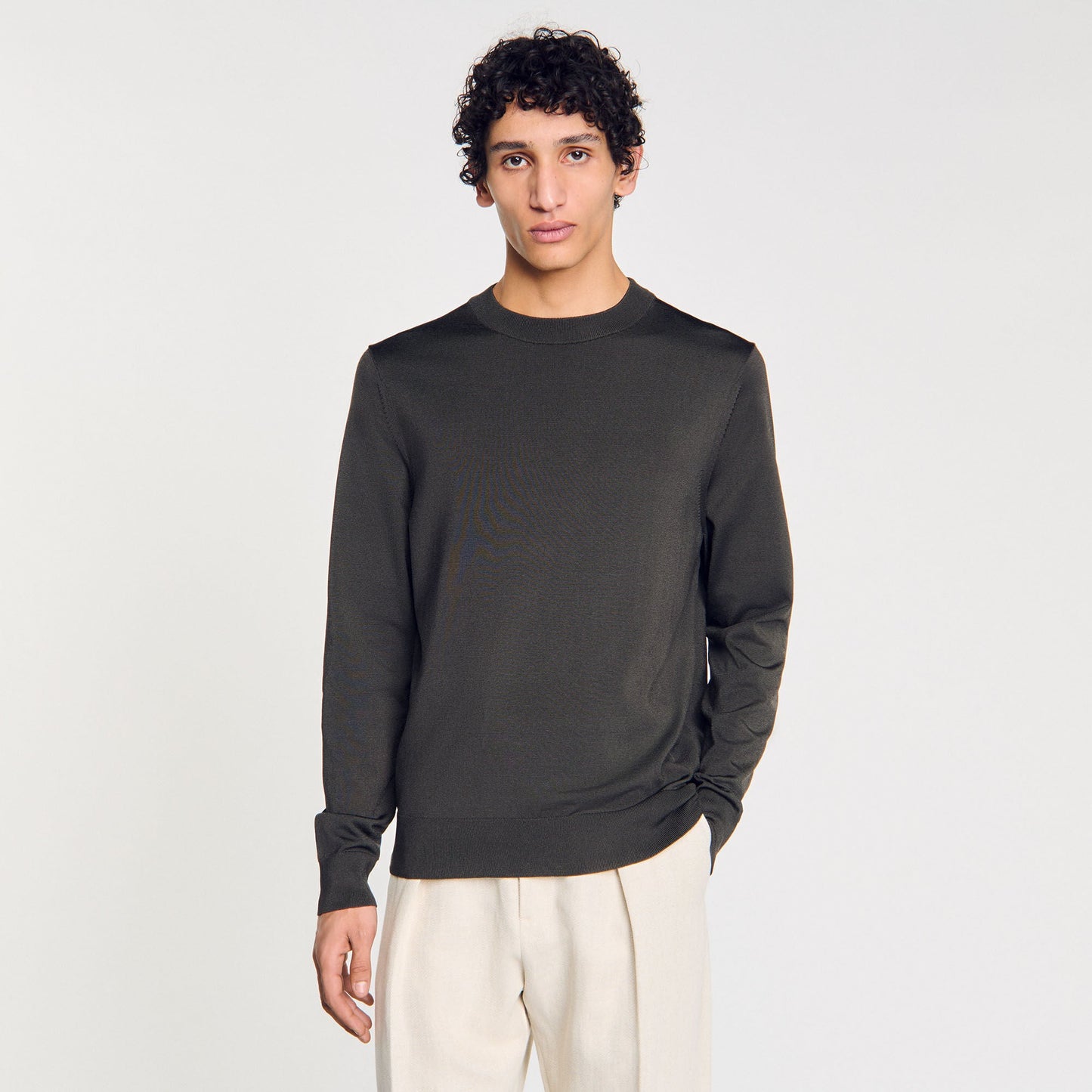 Fine Knit Jumper Black