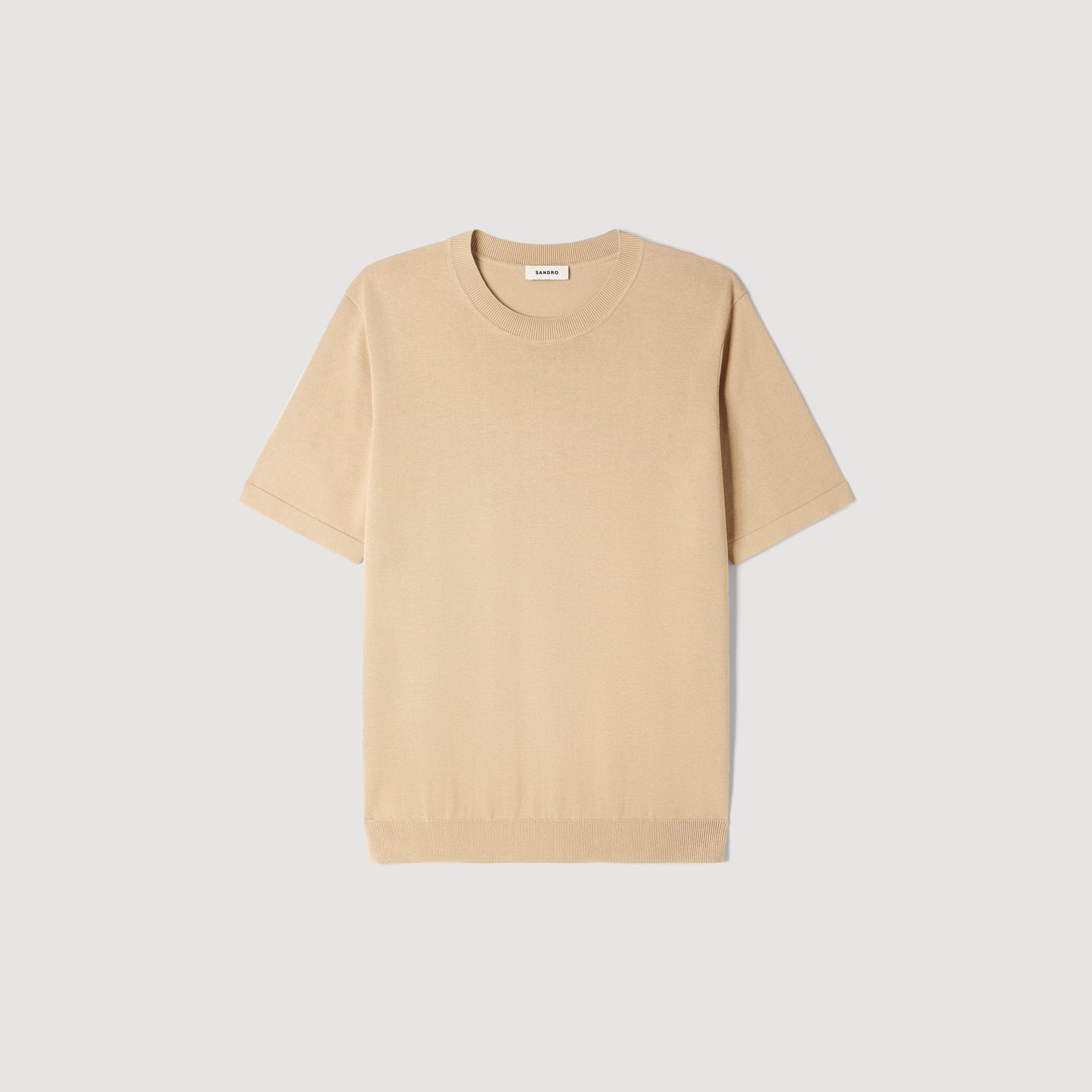 Pablo Tee Cotton Knit Jumper Cappucino