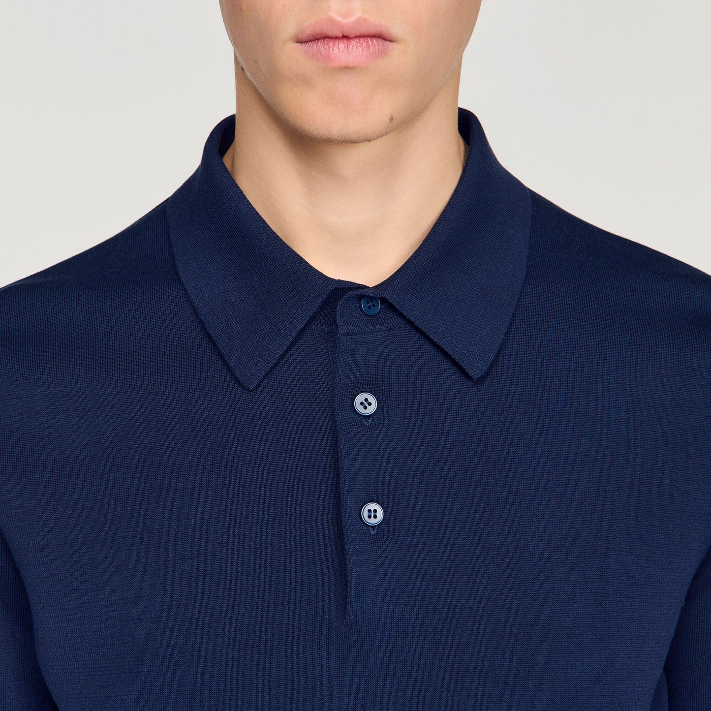 Pablo Cotton Knit Jumper Royal Blue