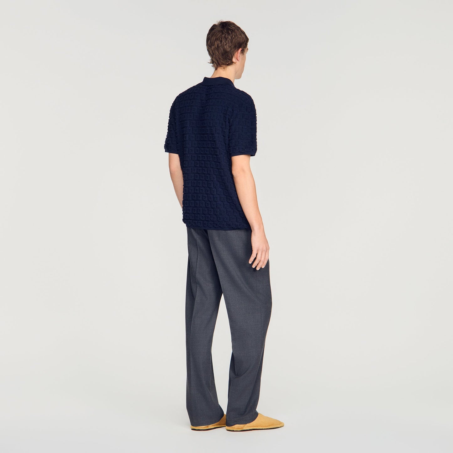 Sponge Shirt Mc Knit Jumper Navy Blue