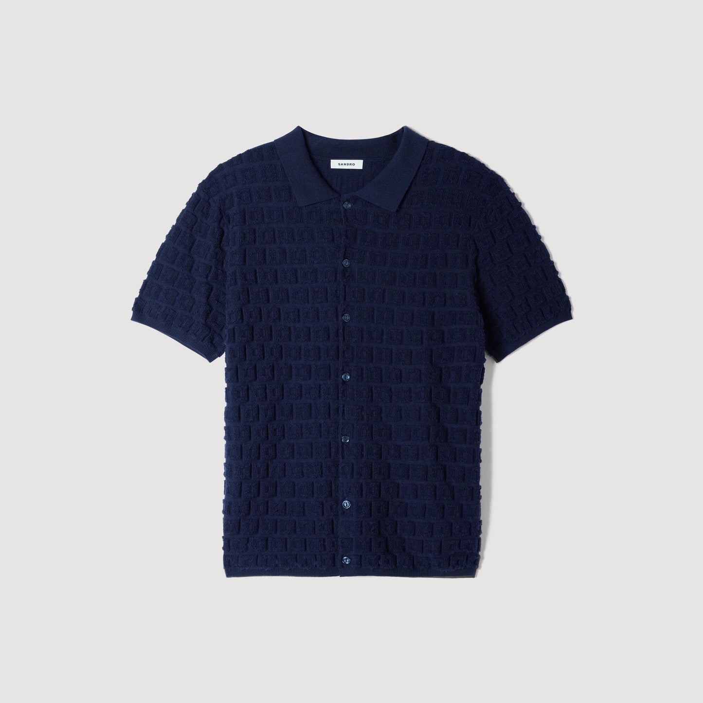 Sponge Shirt Mc Knit Jumper Navy Blue