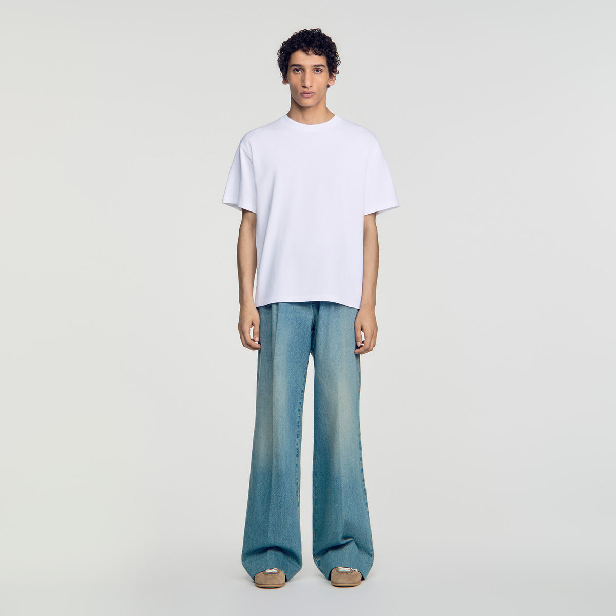 Oversize Sandro Tee Oversized T-shirt White