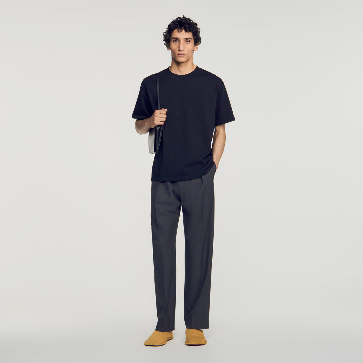 Oversize Sandro Tee Oversized T-shirt Black