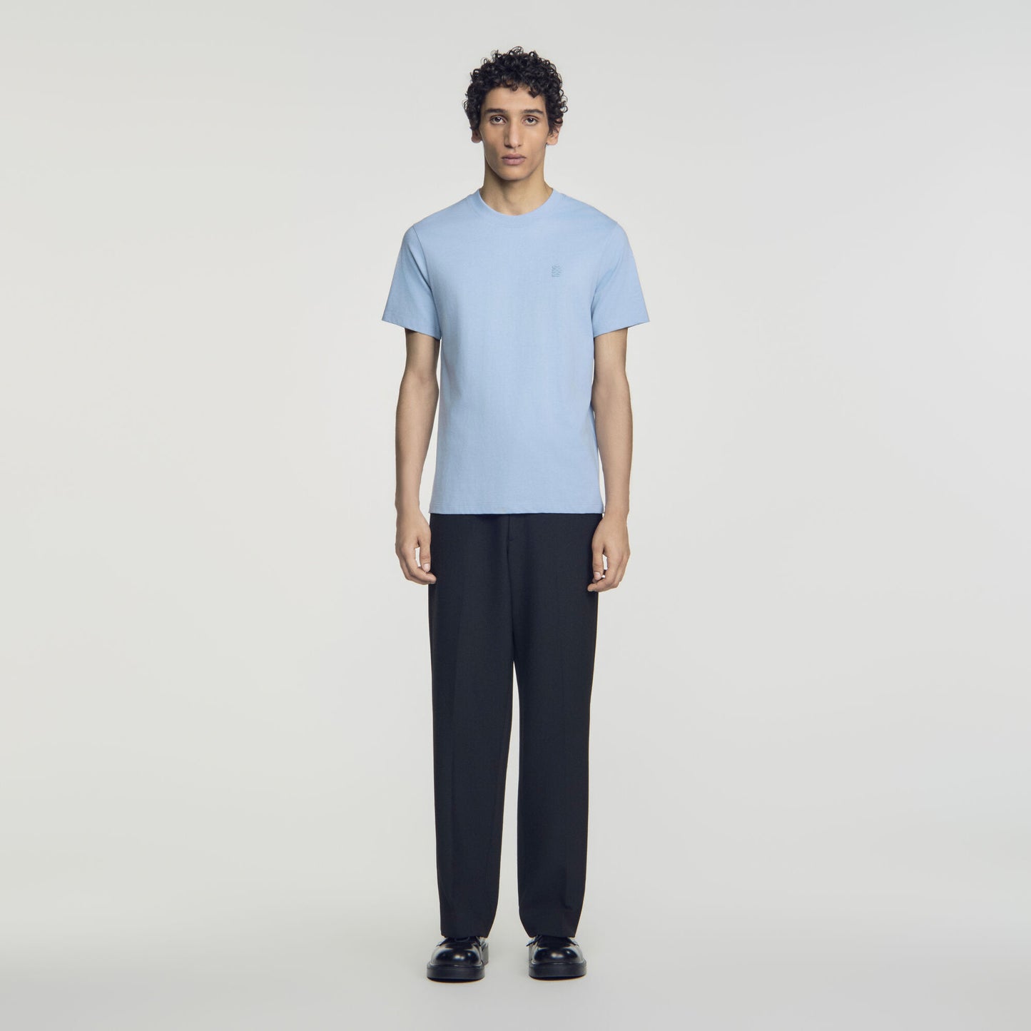 Tshirt Tonal Patch 4S T-shirt Blue Grey