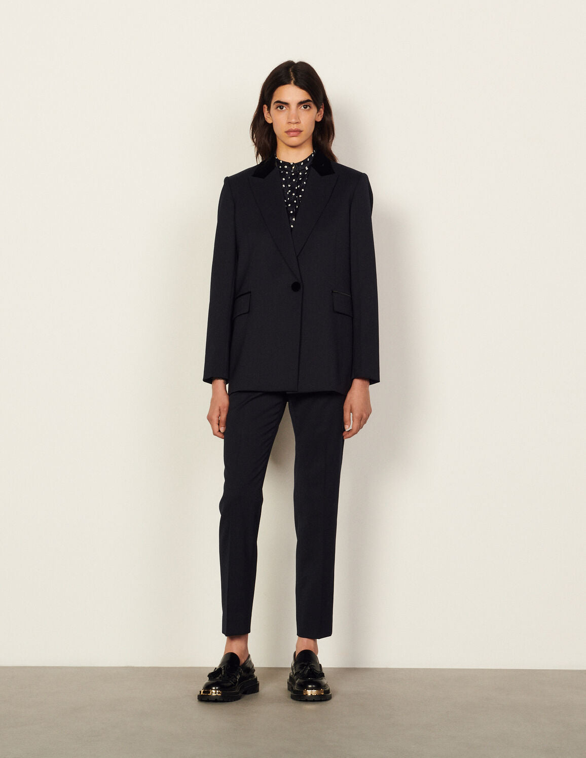 Sandro on sale tailored jacket