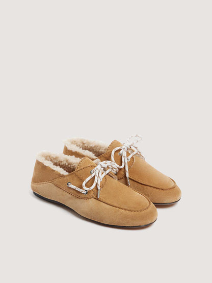 Sene  Leather Shoes Camel