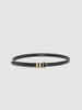 La Flo  Leather Belt Black