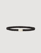 Elasticated Leather Belt