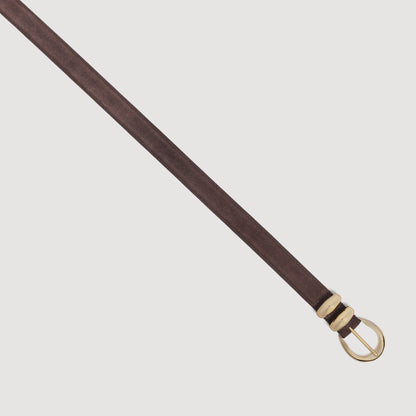 Ornella Belt  Leather Belt Brown